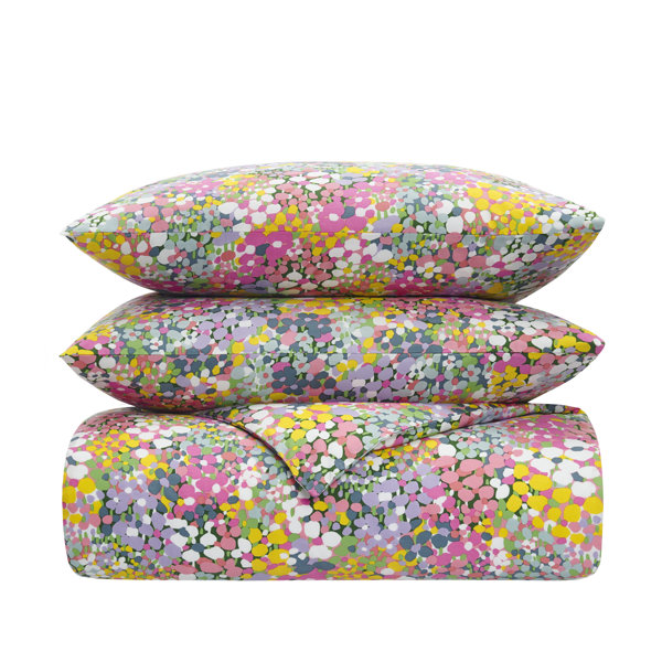 kate spade new york Floral Dots 100 Cotton Duvet Cover Set Wayfair
